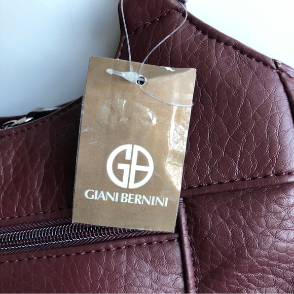 Giani Bernini Promo Pebble Bag, Wine - Picture 10 of 12